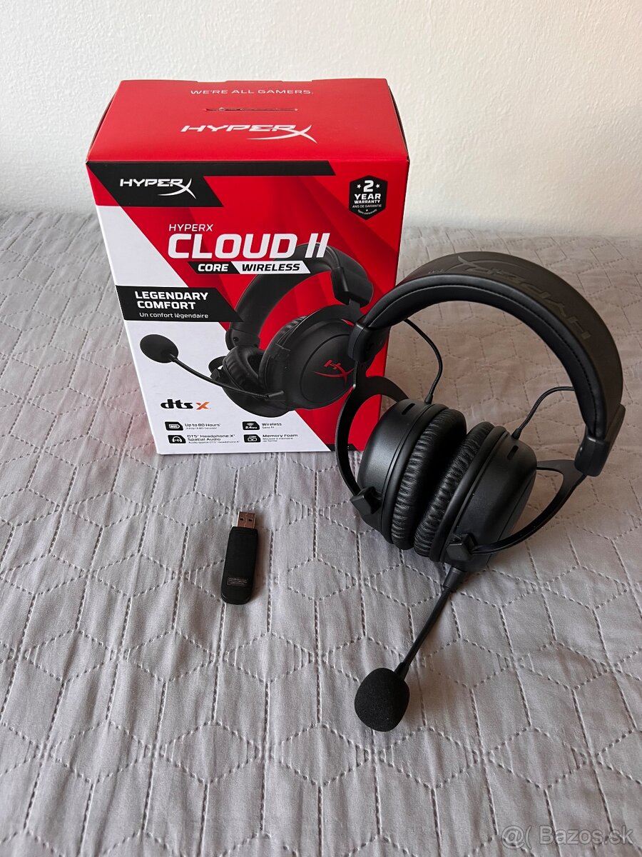 Sluchadla HyperX Cloud II Core Wireless