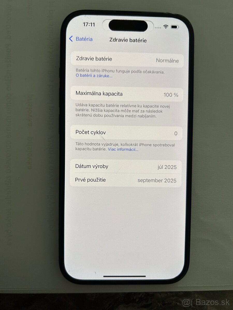 Predám Iphone 15, 128 GB