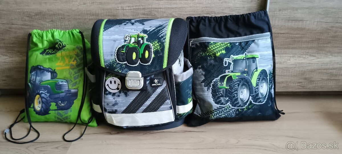 Školská taška Belmil - traktor - 1.-3. Ročník