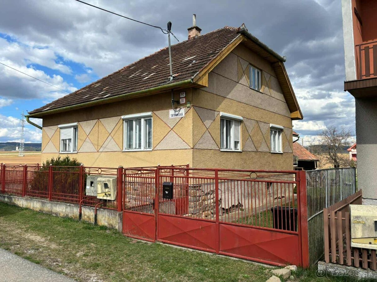 Predaj rodinného domu v Letanovciach