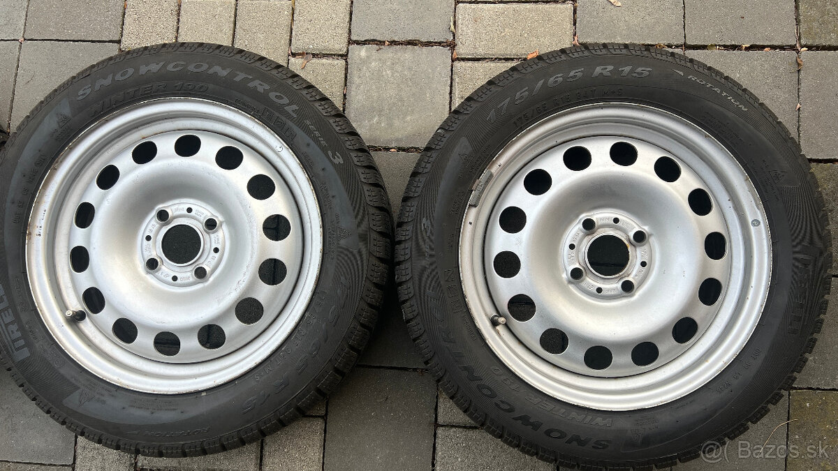 Predám 4 ks plechové disky 5,5Jx15 originál na Mini Cooper