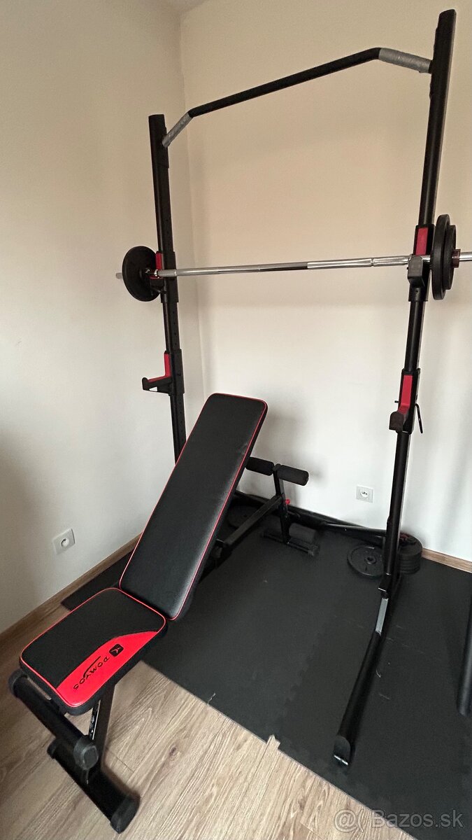Predám všestrannú posilovaciu zostavu Domyos z Decathlonu