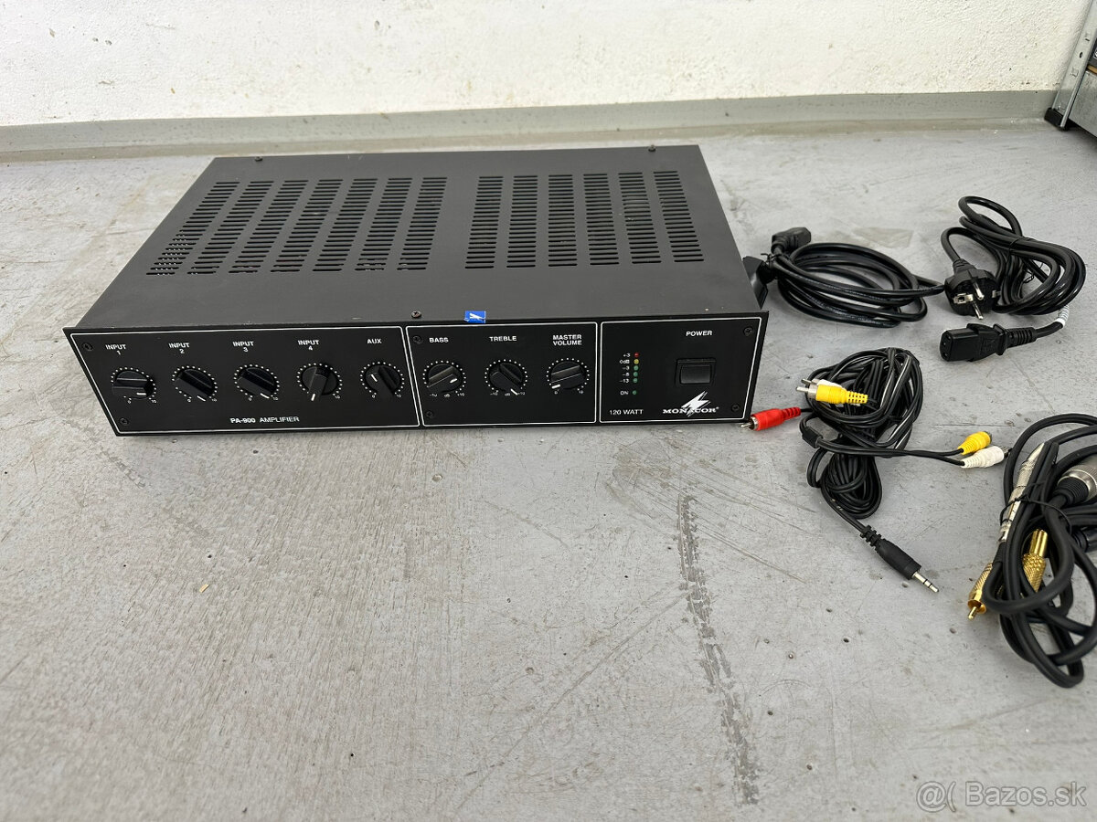 zosilňovač Monacor PA-900 120W