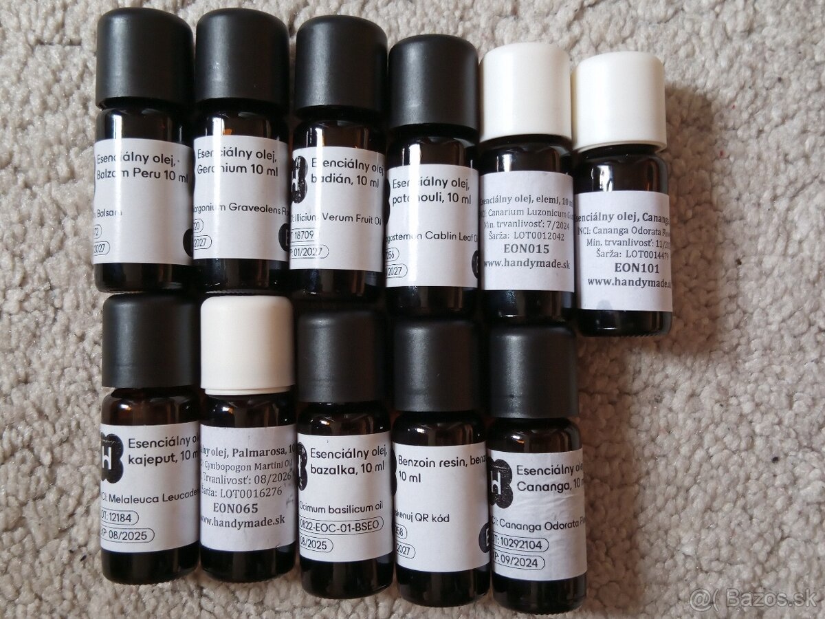 Esenciálne a vonné oleje