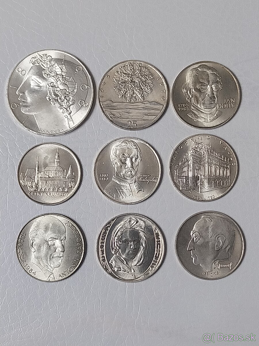 Československe strieborne mince