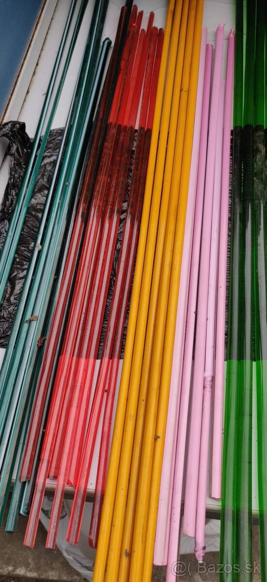 Sklenené tyče Moretti