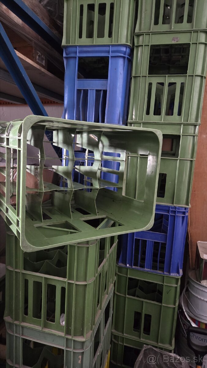 Plastové prepravky na fľaše