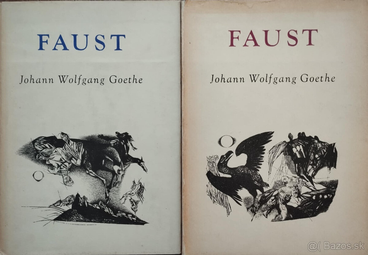 J.W.Goethe - Faust I.II., (ilustrácie Vincent Hložník)