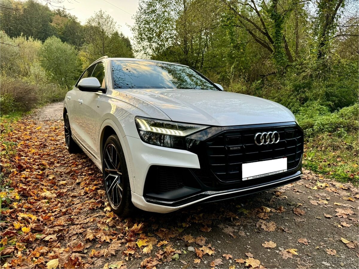 Audi Q8 210kW, 125t km, S-line, plná výbava, super stav