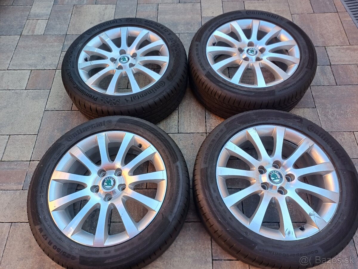 hlinikové disky orig.Skoda Yeti--7Jx17-ET-45---5x112