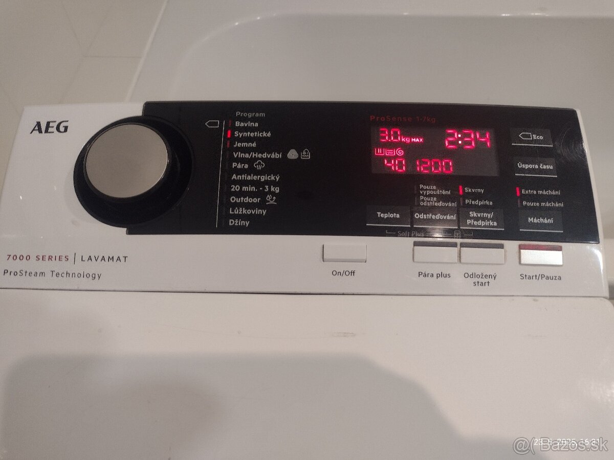 AEG - predaj práčky na 7kg.