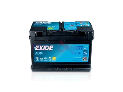 Autobatéria exide agm 72Ah