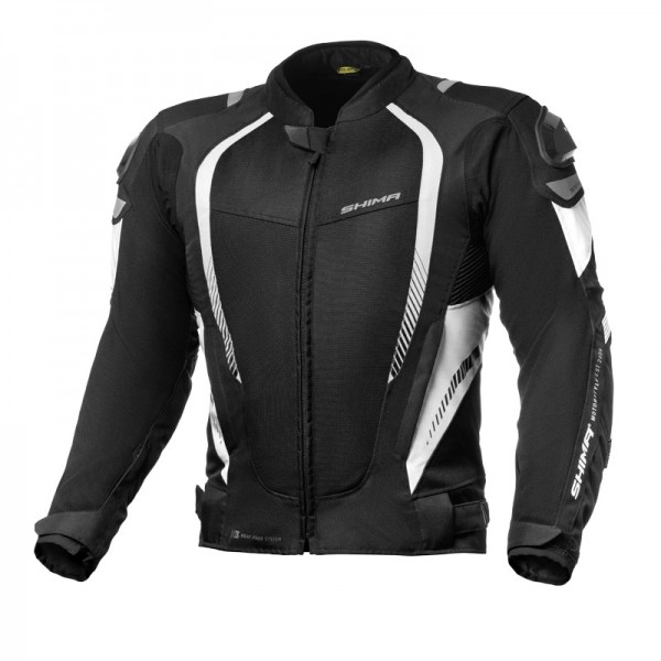 Bunda na moto Shima Mesh Pro čierno-biela