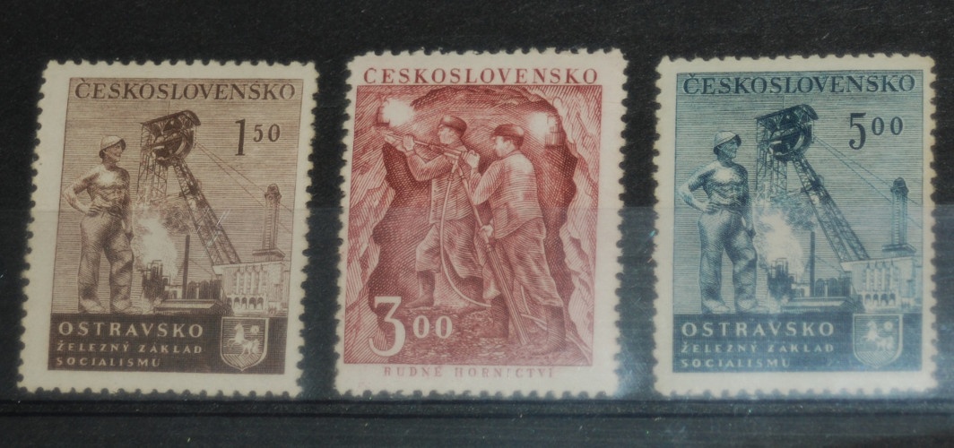 Poštové známky - Československo 55 - čisté