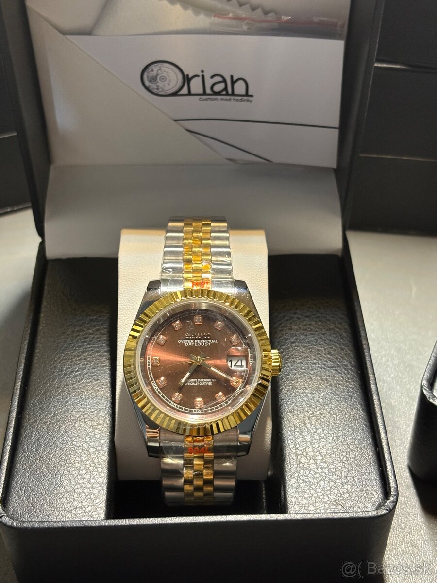 Orian - Seiko Mod Datejust 2 tone x Diamatový cifernik
