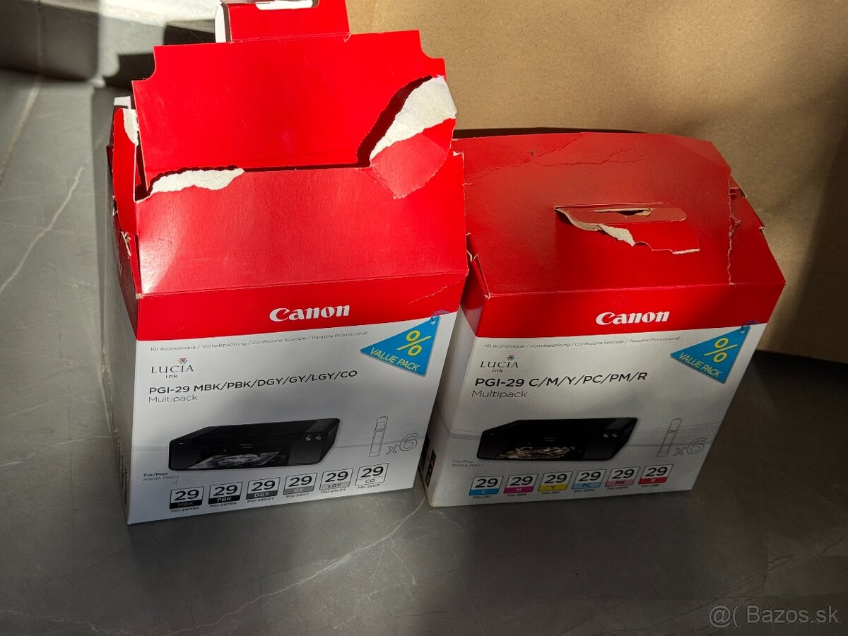 CANON PGI-29 toner pre Canon PRO 1 FOTOTLACIAREN