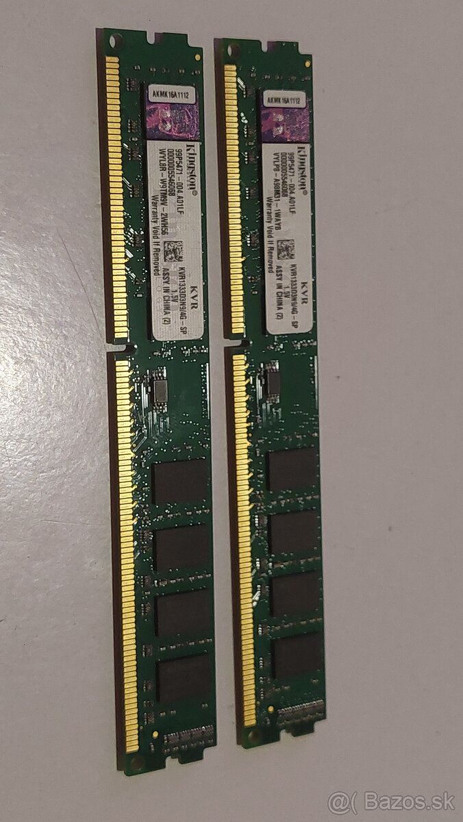 Ram Kingston 2x4gb