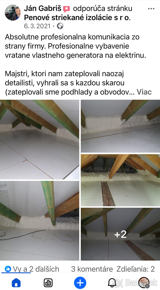 Fukana izolácia Penova striekana PURKING SUPAFIL ANHYDRIT