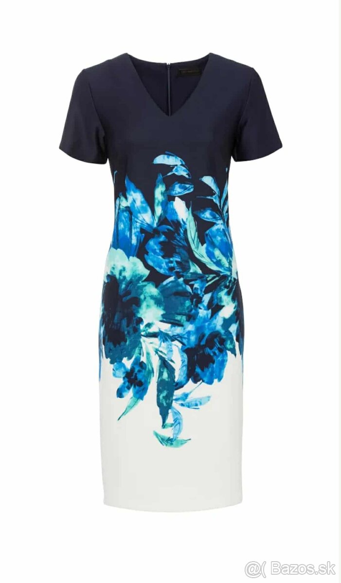 Spoločenské šaty kvetované