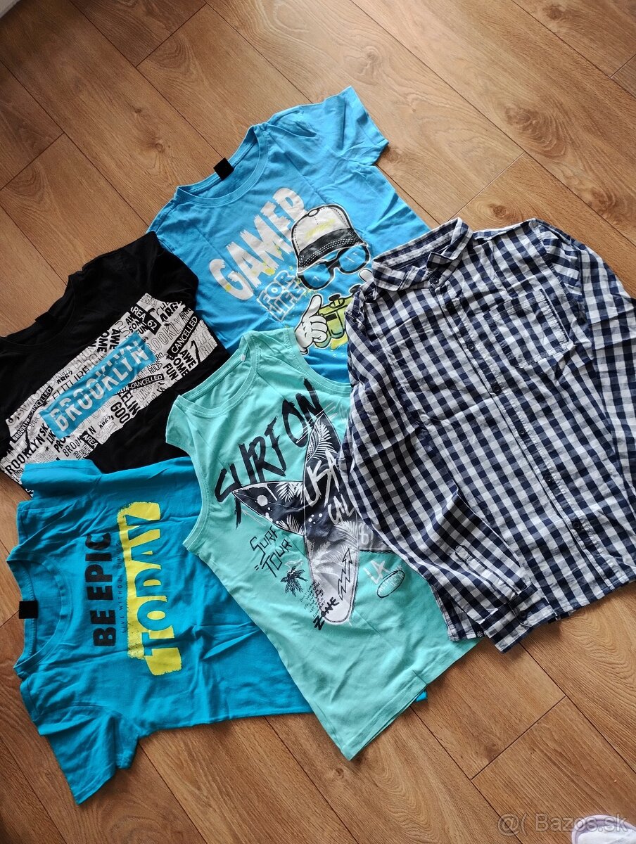 Chlapčenské tričká 164-170