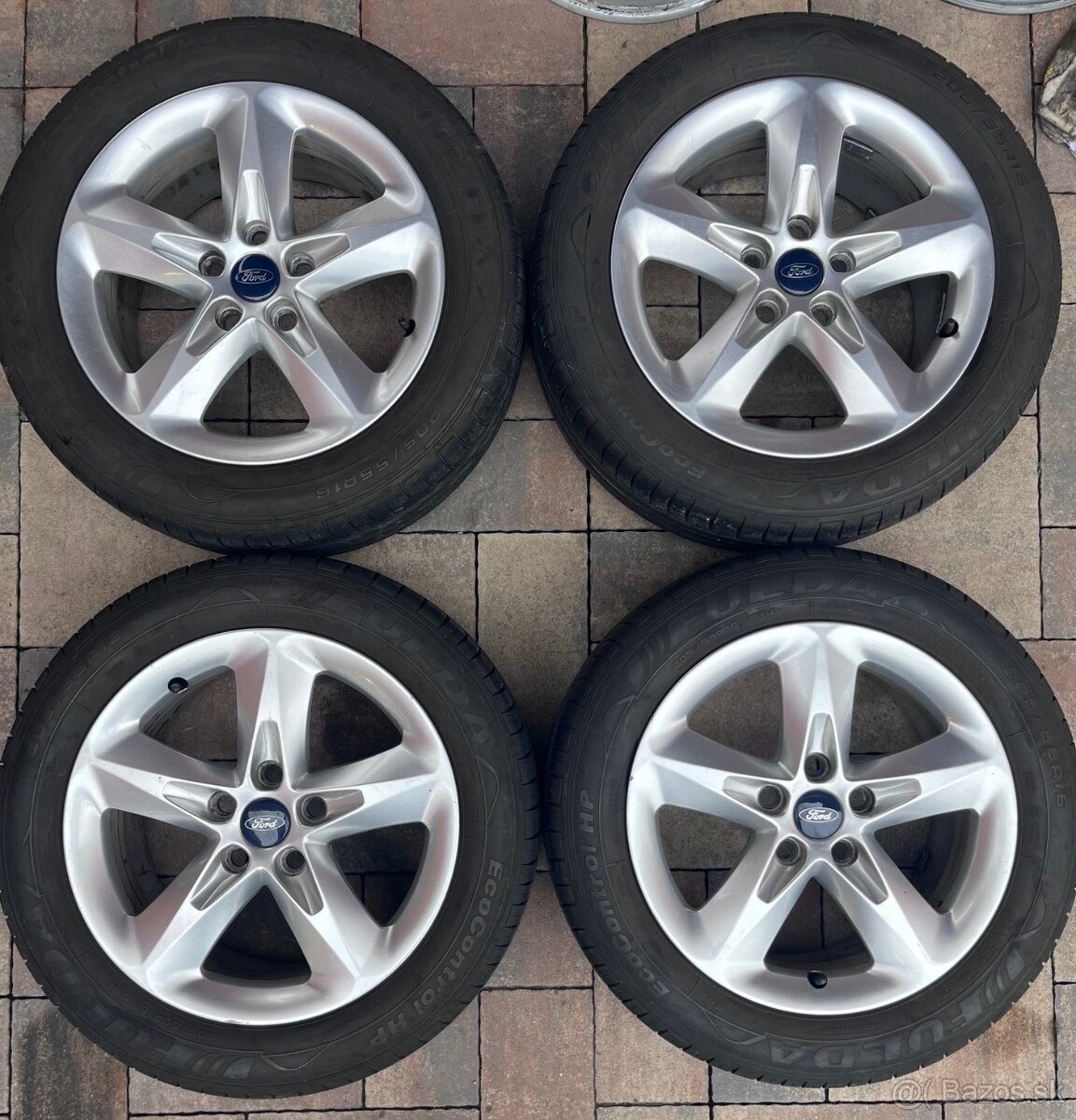 Orig. hliníkové disky Ford R16, 5x108