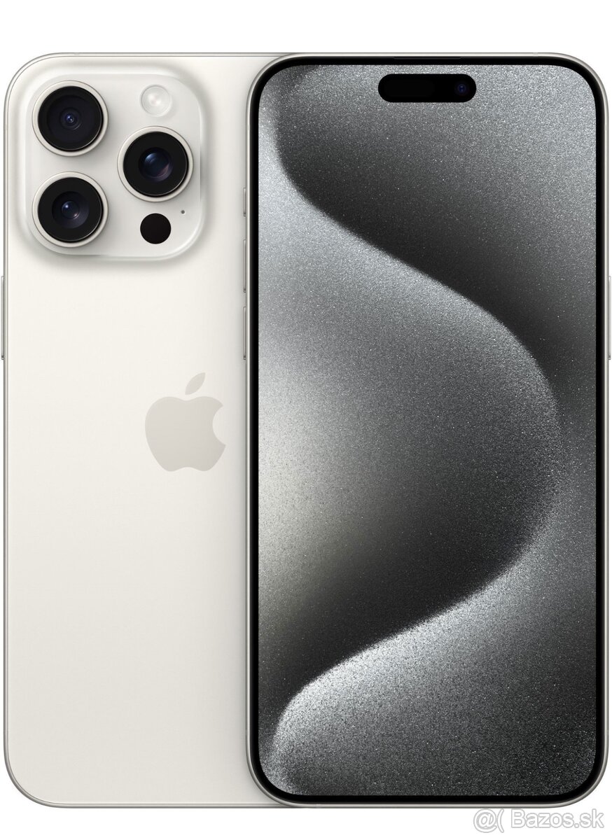 iPhone 15 Pro Max 256 GB biely titán