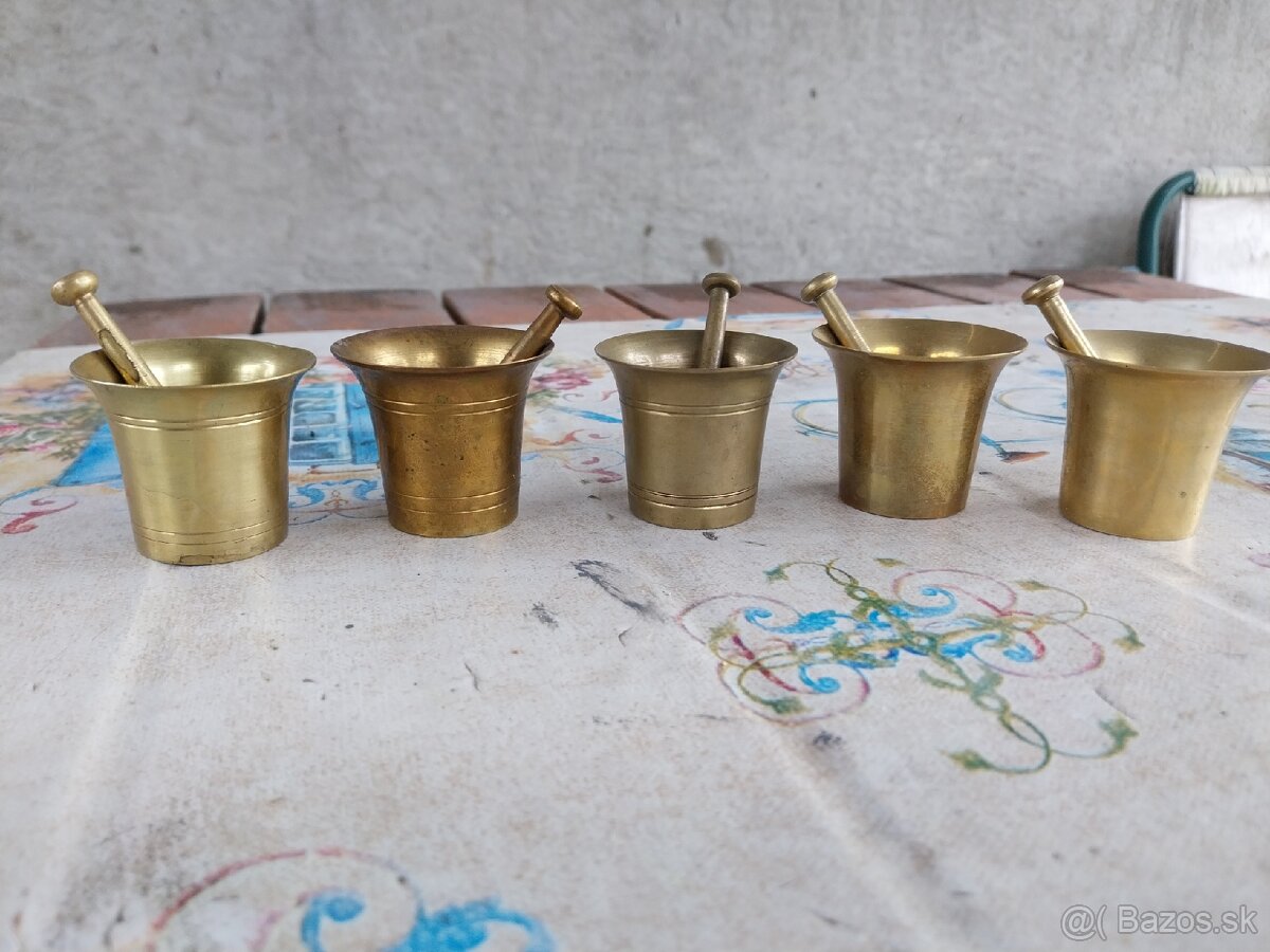 Mosadzné mažiare....10€ kus