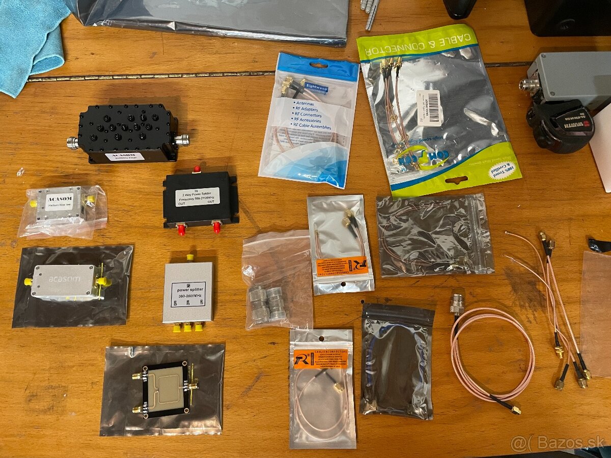 RF vybavenie a príslušenstvo – káble, splittery, zosilňovače