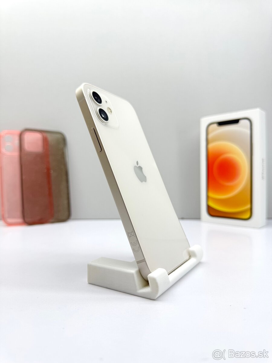 iPhone 12 WHITE NOVÁ BATÉRIA 100%