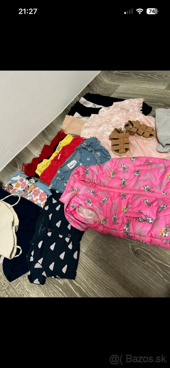 Balík oblečenia velkost 80