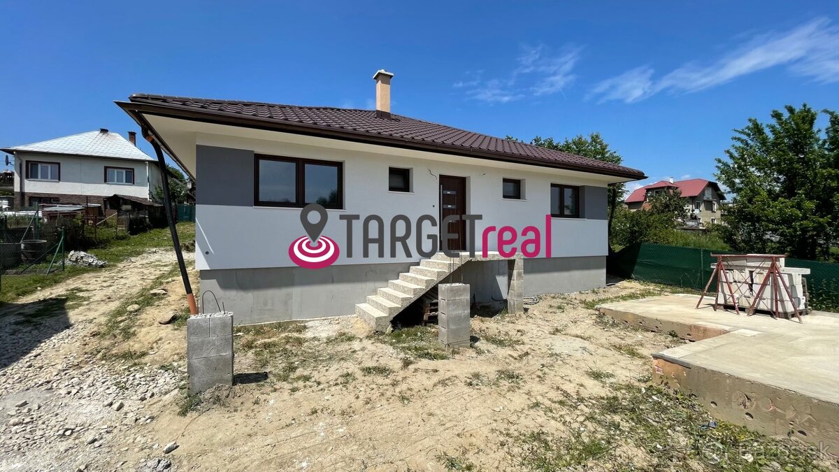 Na predaj, novostavba, 4 izbový bungalov, Brezany, Žilina