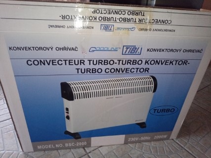 TEPLOVZDUŠNÝ TURBO KONVEKTOR ohrievač BSC 2000