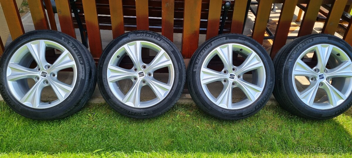 ALU disky Seat R17 5x112 Letne pneu 225/45 R17