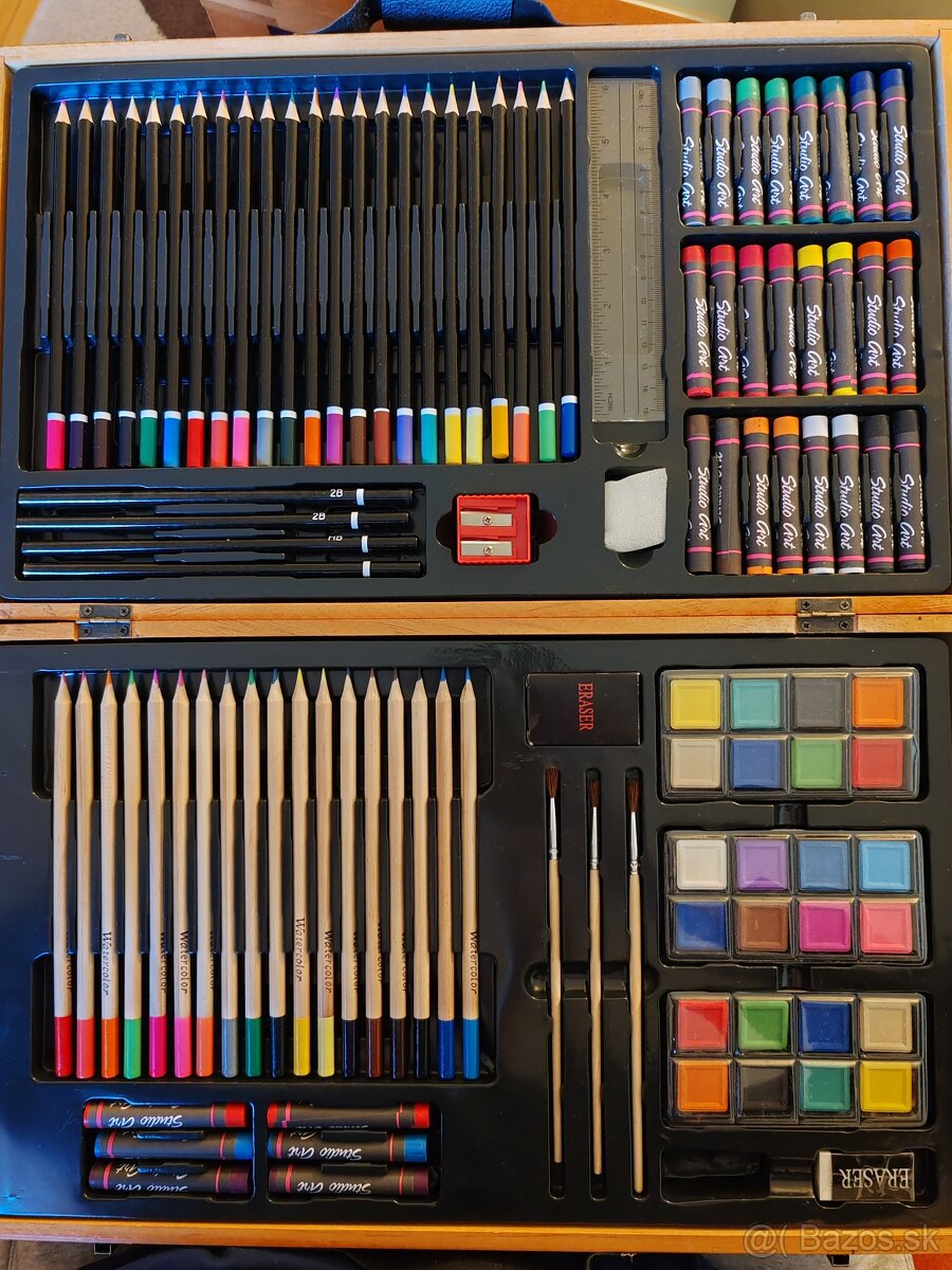 Kresliaci box (farbicky, pastelky, farby)