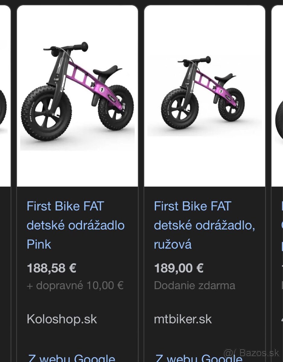 FirstBike Fat Pink