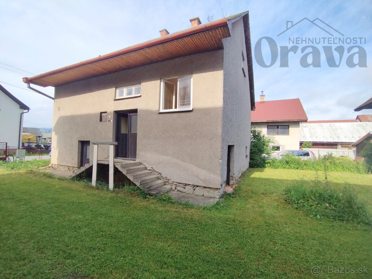 Na predaj: Rodinný dom s veľkou záhradou,Liesek, Orava