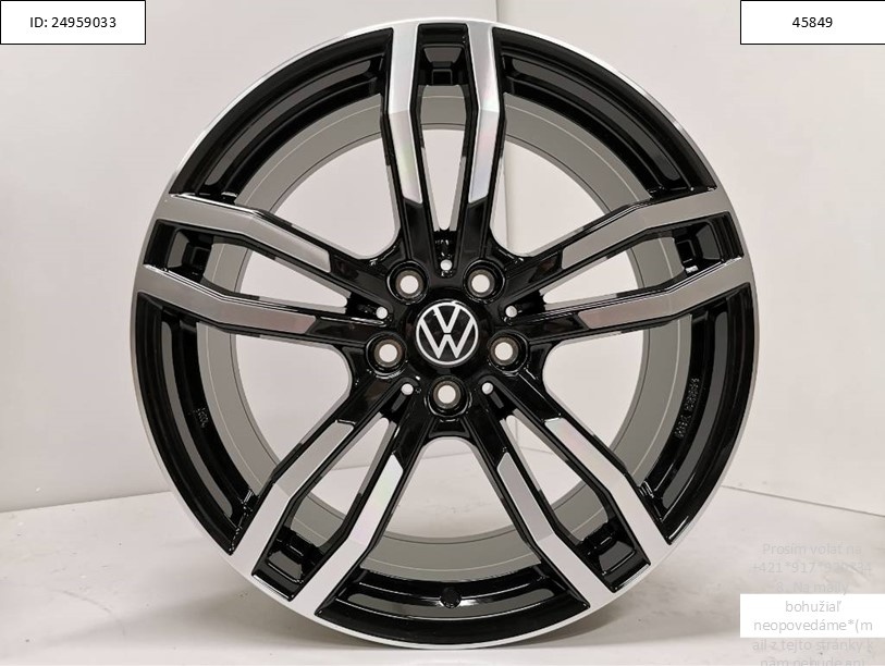 Vw Eos, Golf, Caddy alu disky R19 5x112 ET52 8,5J 1236
