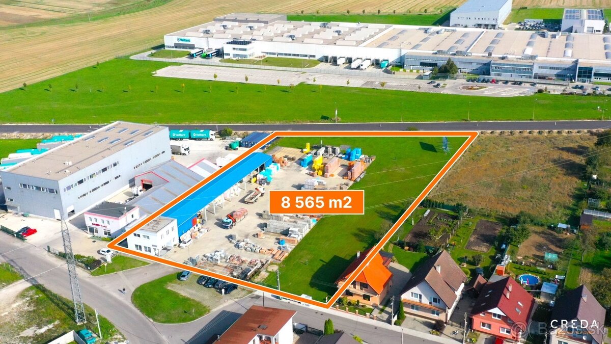 CREDA | predaj priemyselný areál pri D1, Trenčianske Stankov