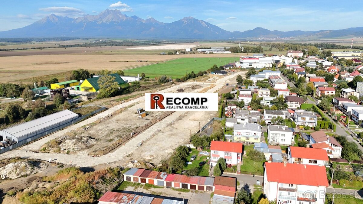 Pozemok pre RD v novej lokalite v Spišskej Belej 1037 m2