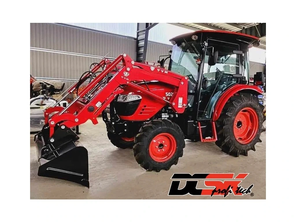 Traktor TYM 5025C s čelným nakladačom