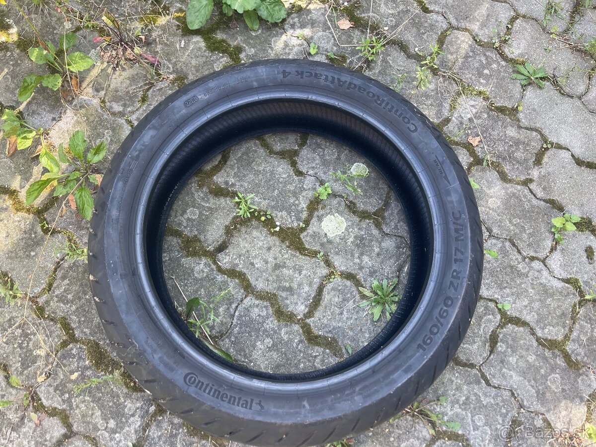 pneu moto 160/60 17 continental Conti Road Attack 4 KTM