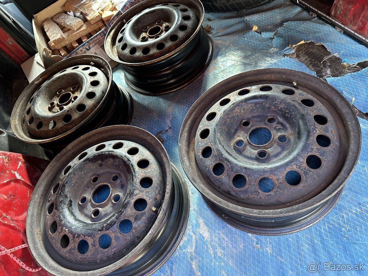 Predám plechové 16” disky 5x105