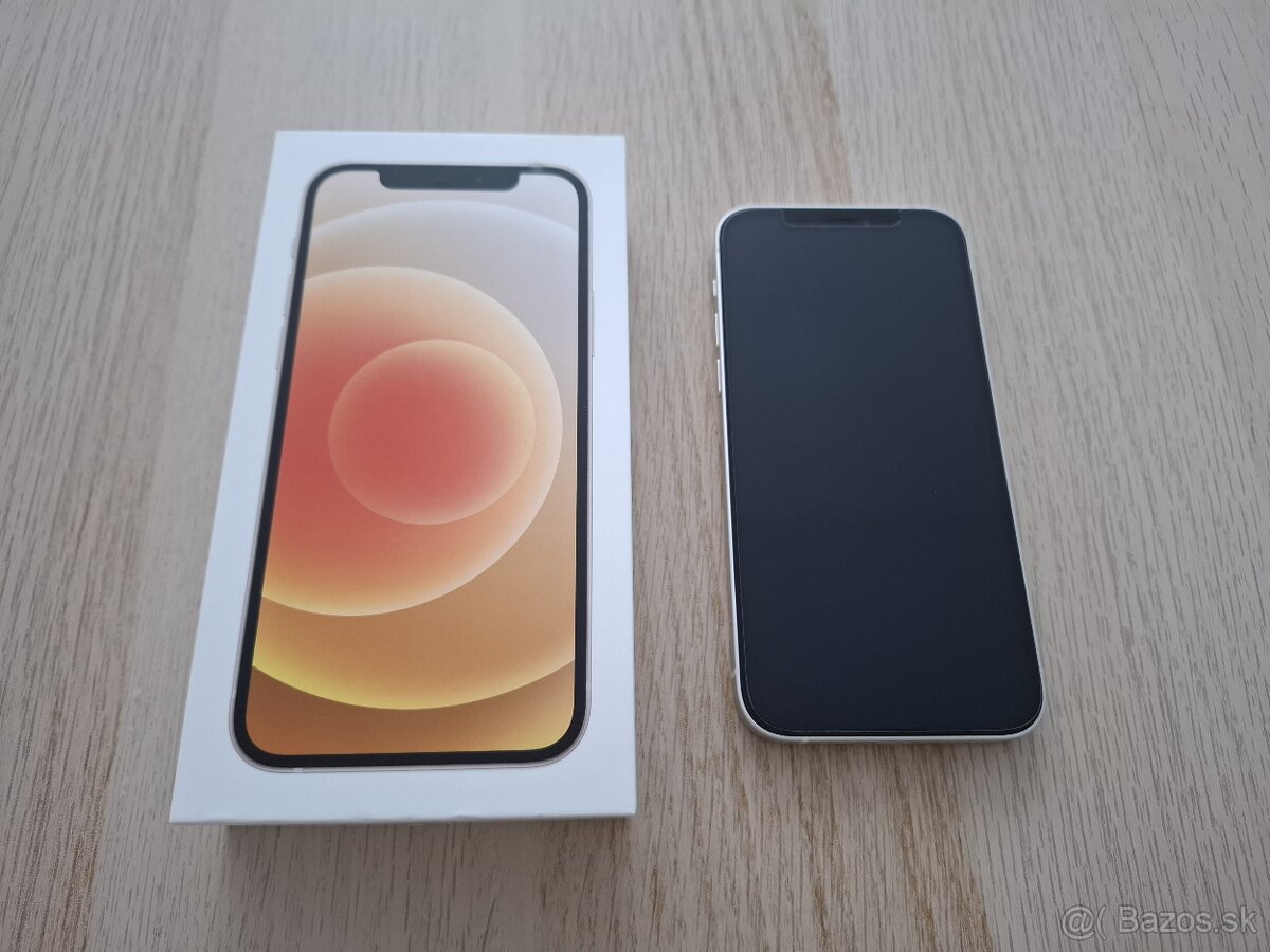 Predam iPhone 12, 64gb, biely