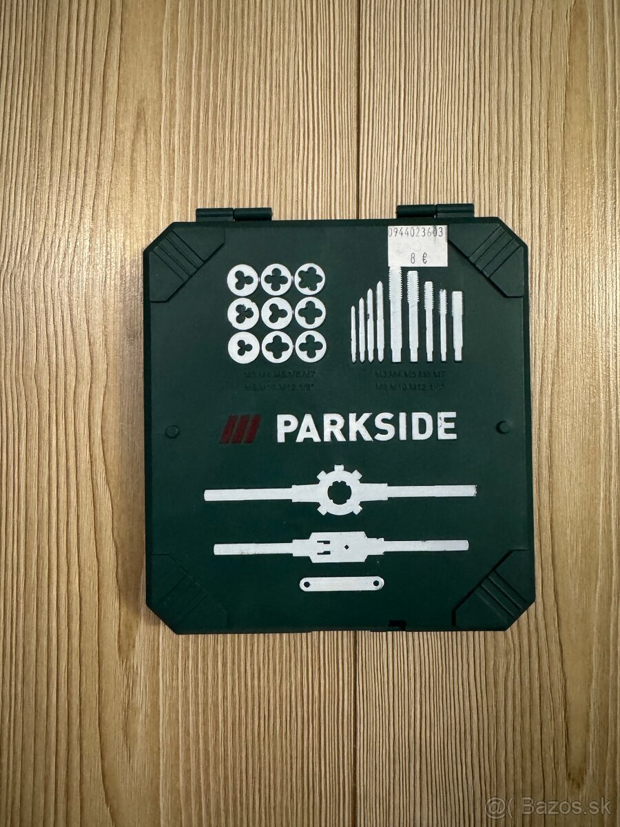 Predám PARKSIDE súprava závitových vrtakov
