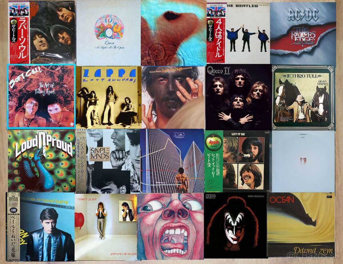 Predam LP - Beatles, AC/DC, Pink Floyd, Queen...