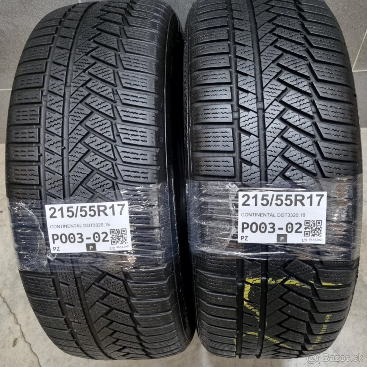 Zimné pneumatiky 215/55 R17 CONTINENTAL