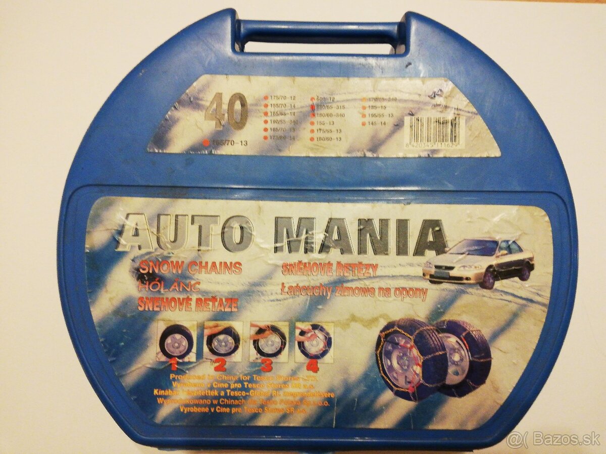 Snehové reťaze na kolesá R13