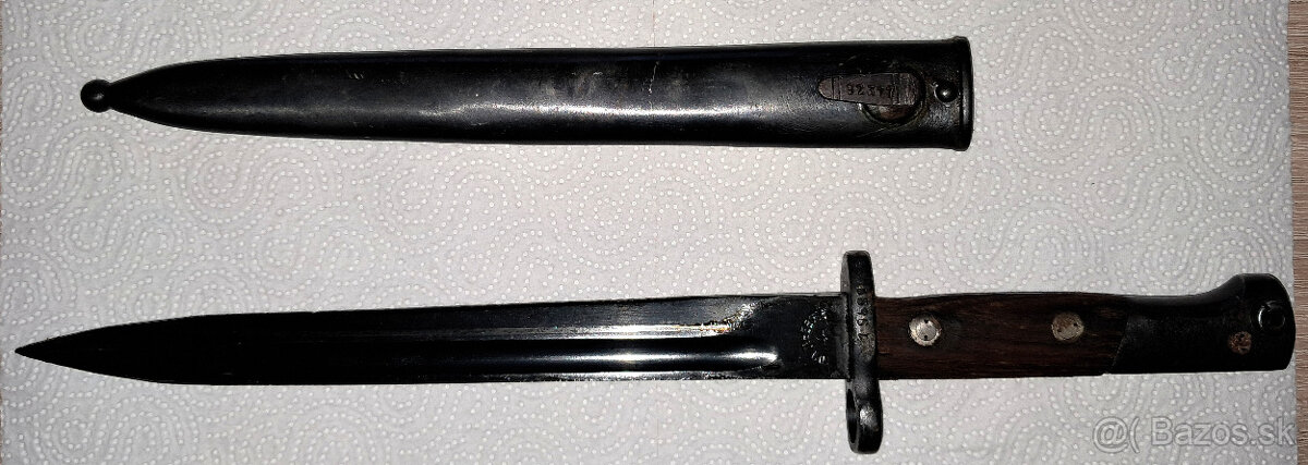 Bodák, bajonet pre Mauser K98, juhoslavia