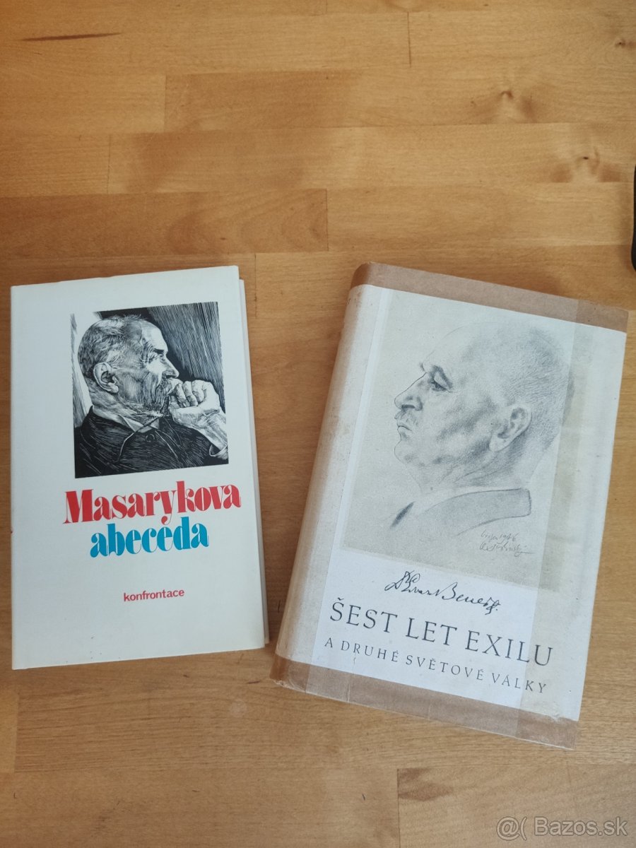 6 let exilu a 2 sv. války- Edvard Beneš + Masarykova abeceda