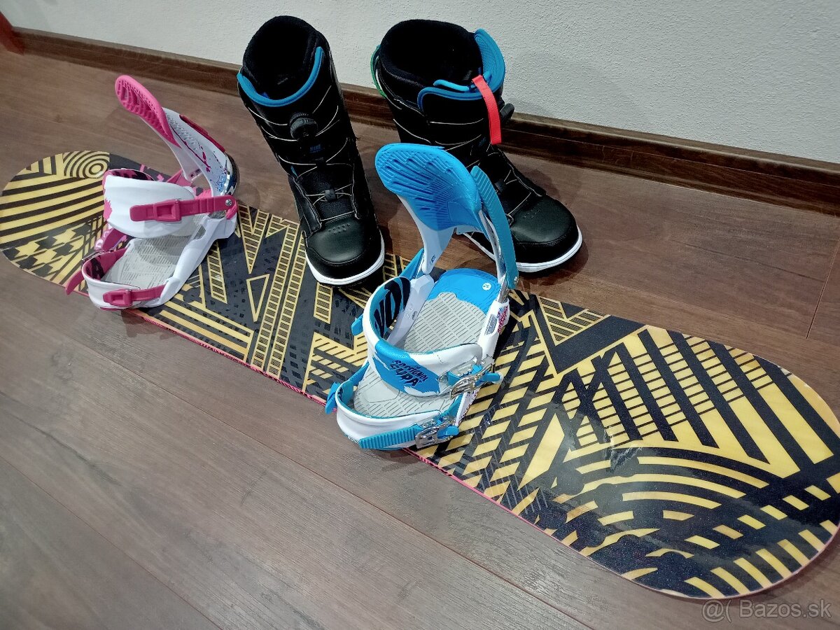 Predám snowboard Rossignol s topánkami Nike